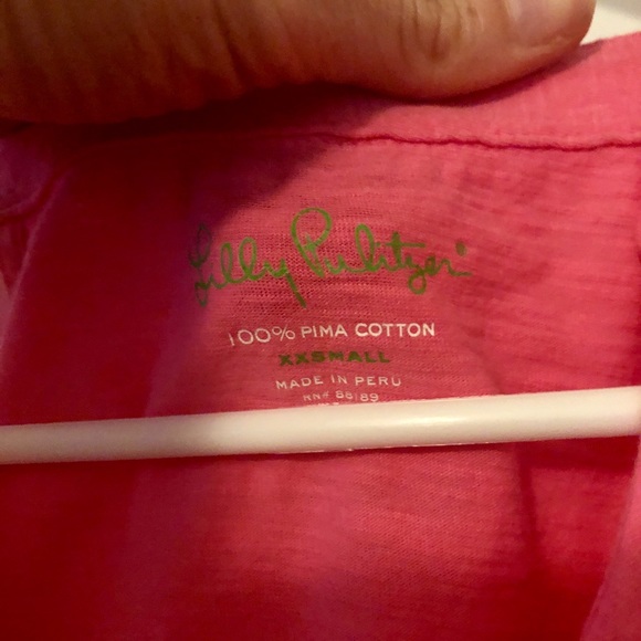 ❌ Sold Lilly Pulitzer Pink Top - Picture 2 of 2